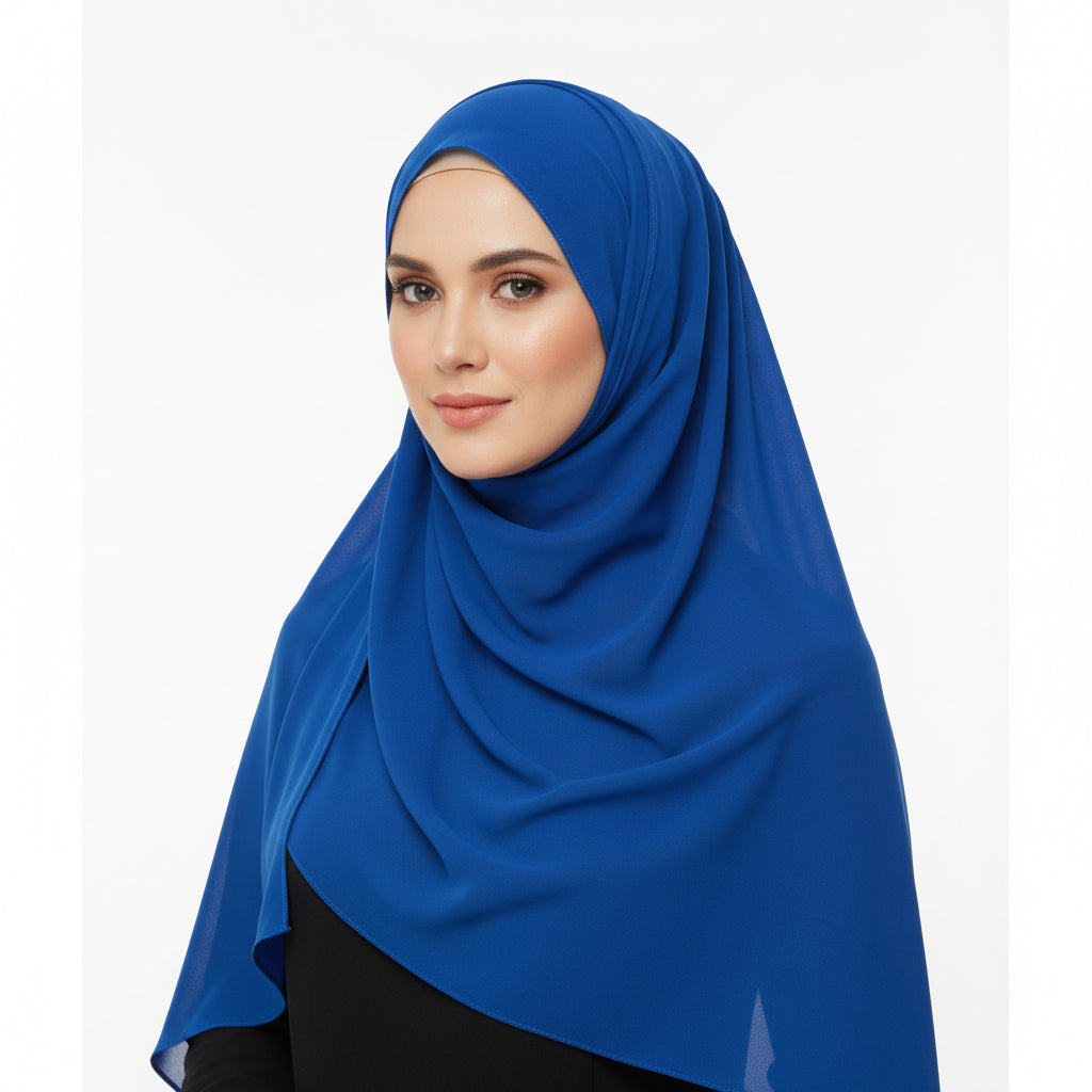 Sendona Blue Georgette Chiffon