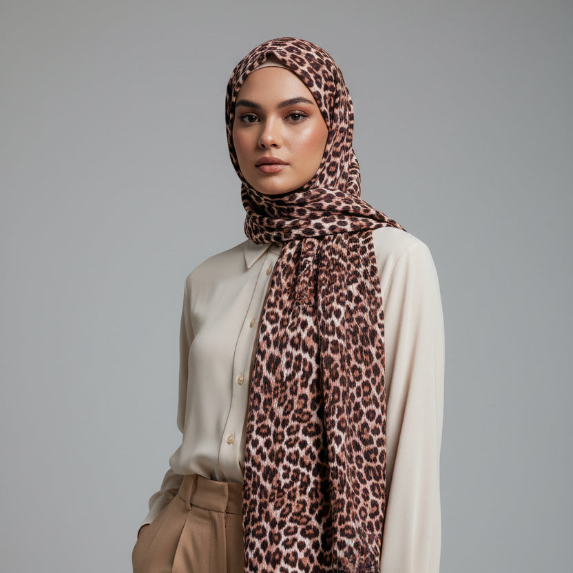 Pleated Crinkle Hijab