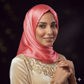 Flamingo- Plain Satin Silk