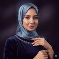 Denim- Plain Satin Silk