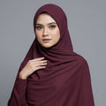 Plum  Viscose Jersey