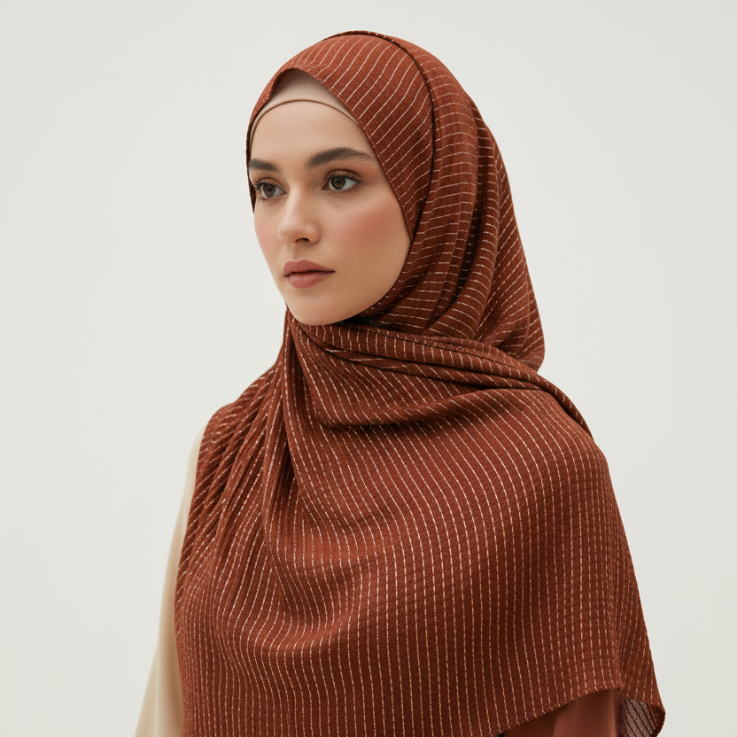 Rust Gold Series Hijab