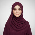 Maroon Doriya Sitara Lawn
