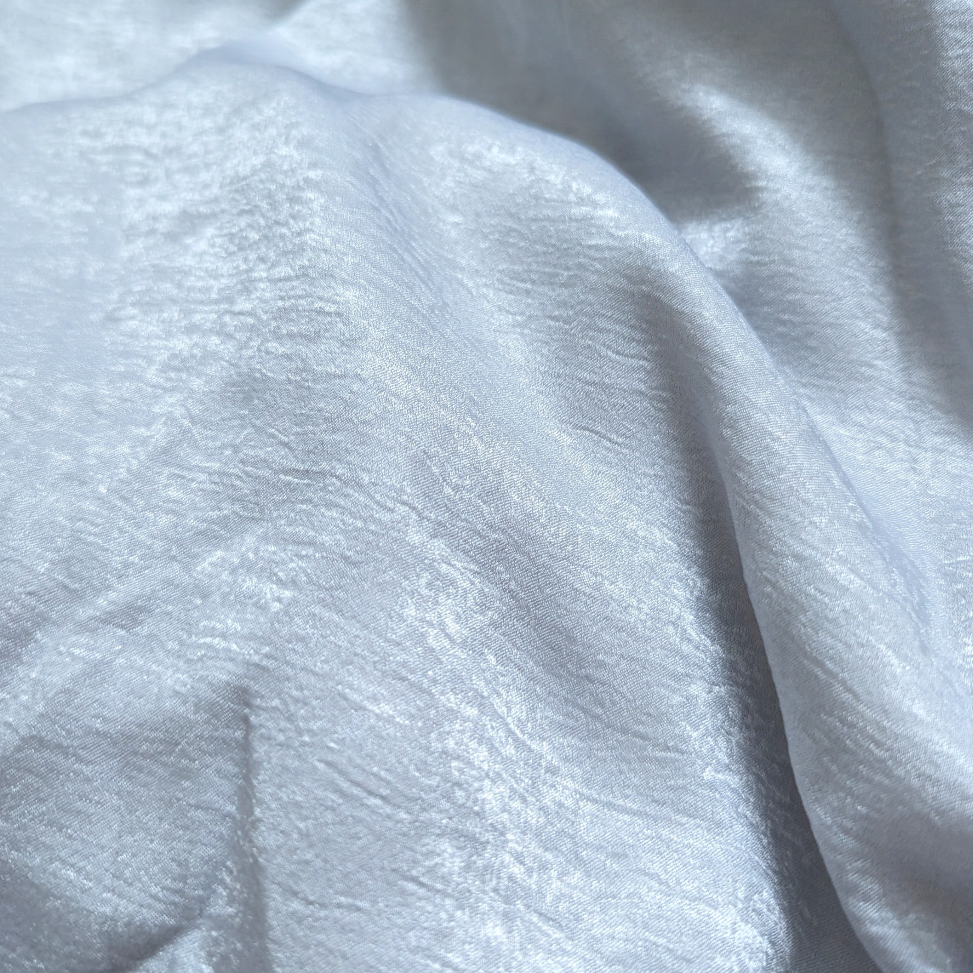 Silver Velvet Silk Hijab