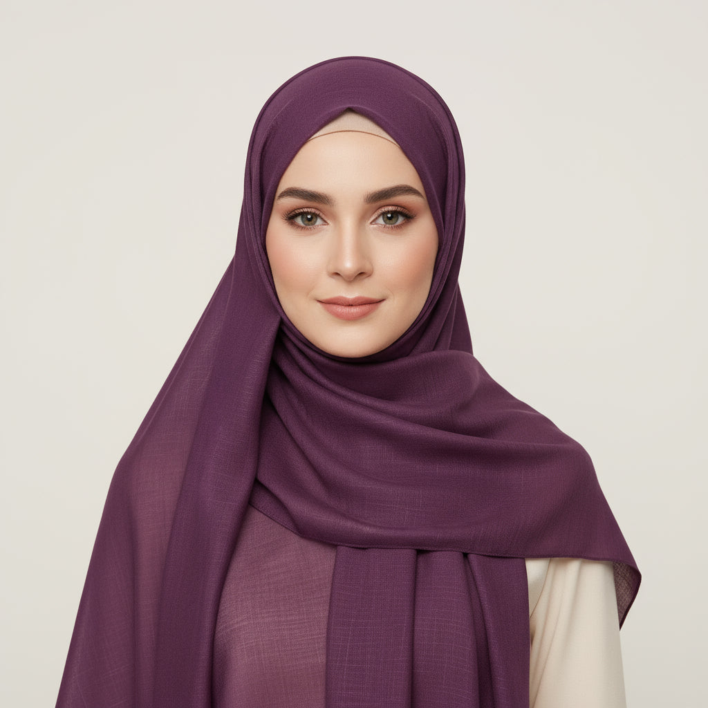 Plum Turkish Lawn XL