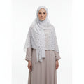 White Chiffon silver foil