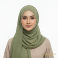Pistasio Metalic Chiffon