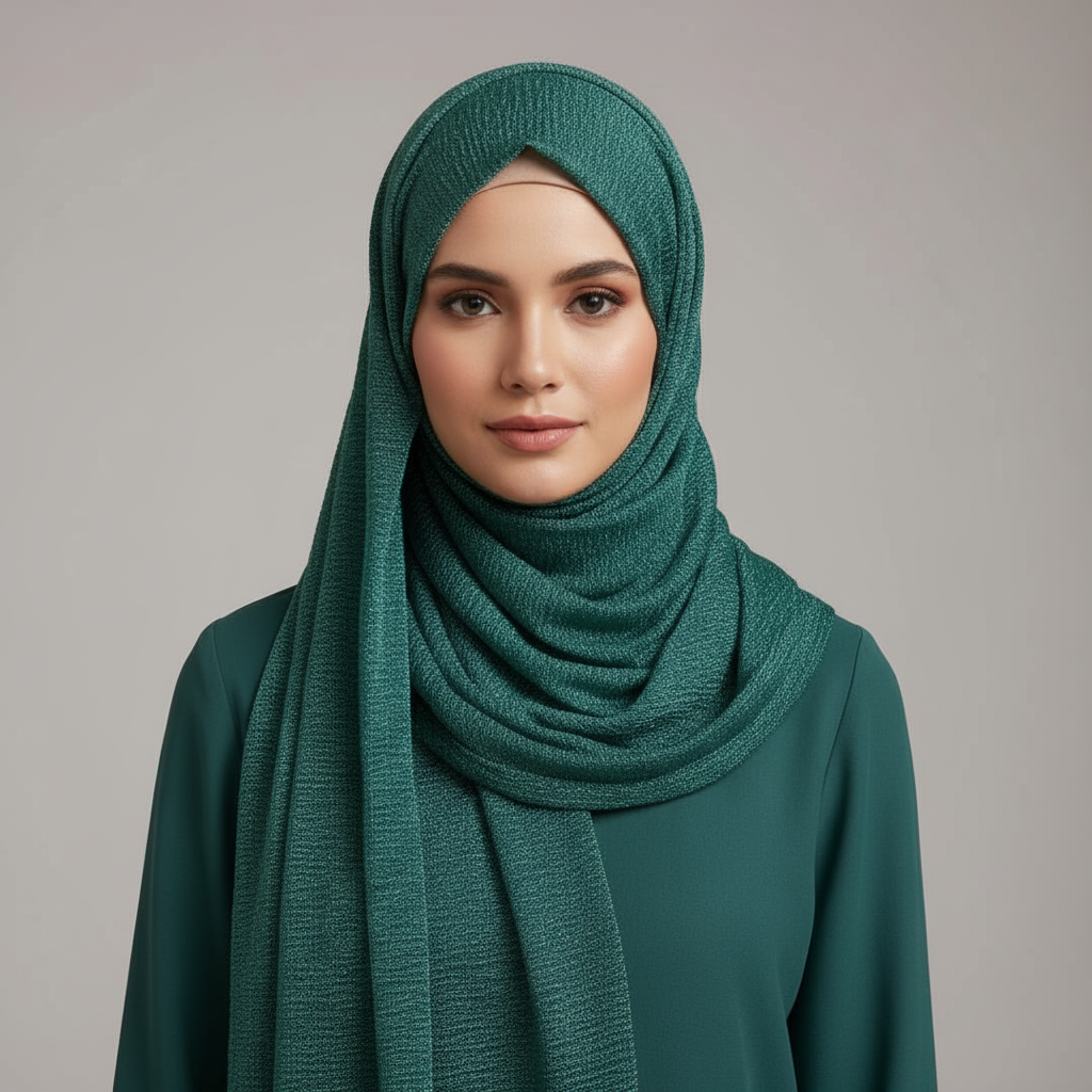 Sea green  Crush Luxe Jersey