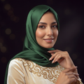 Evergreen- Plain Satin Silk
