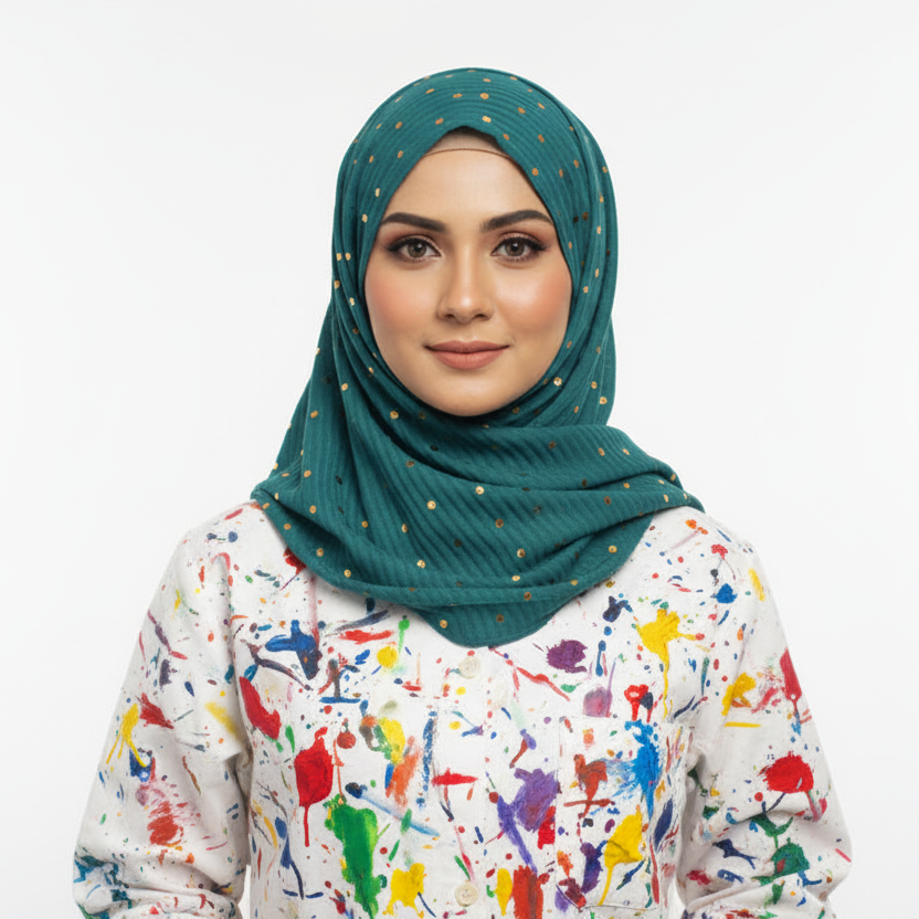 Aquarium Gold Series Hijab