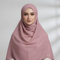 Dusty pink Metalic Chiffon