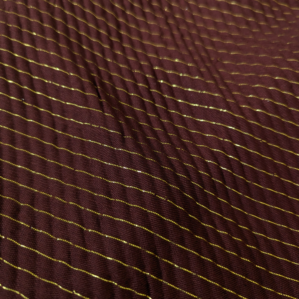 Maroon Gold Series Hijab