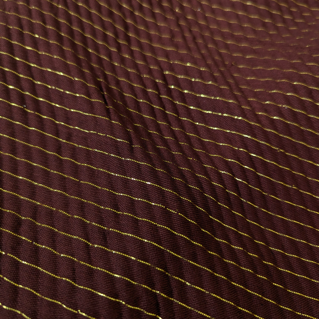 Maroon Gold Series Hijab