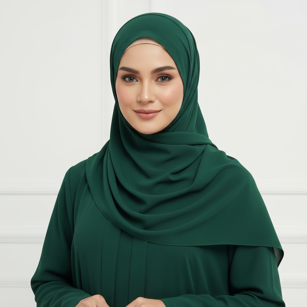 Bottle Green Viscose Jersey