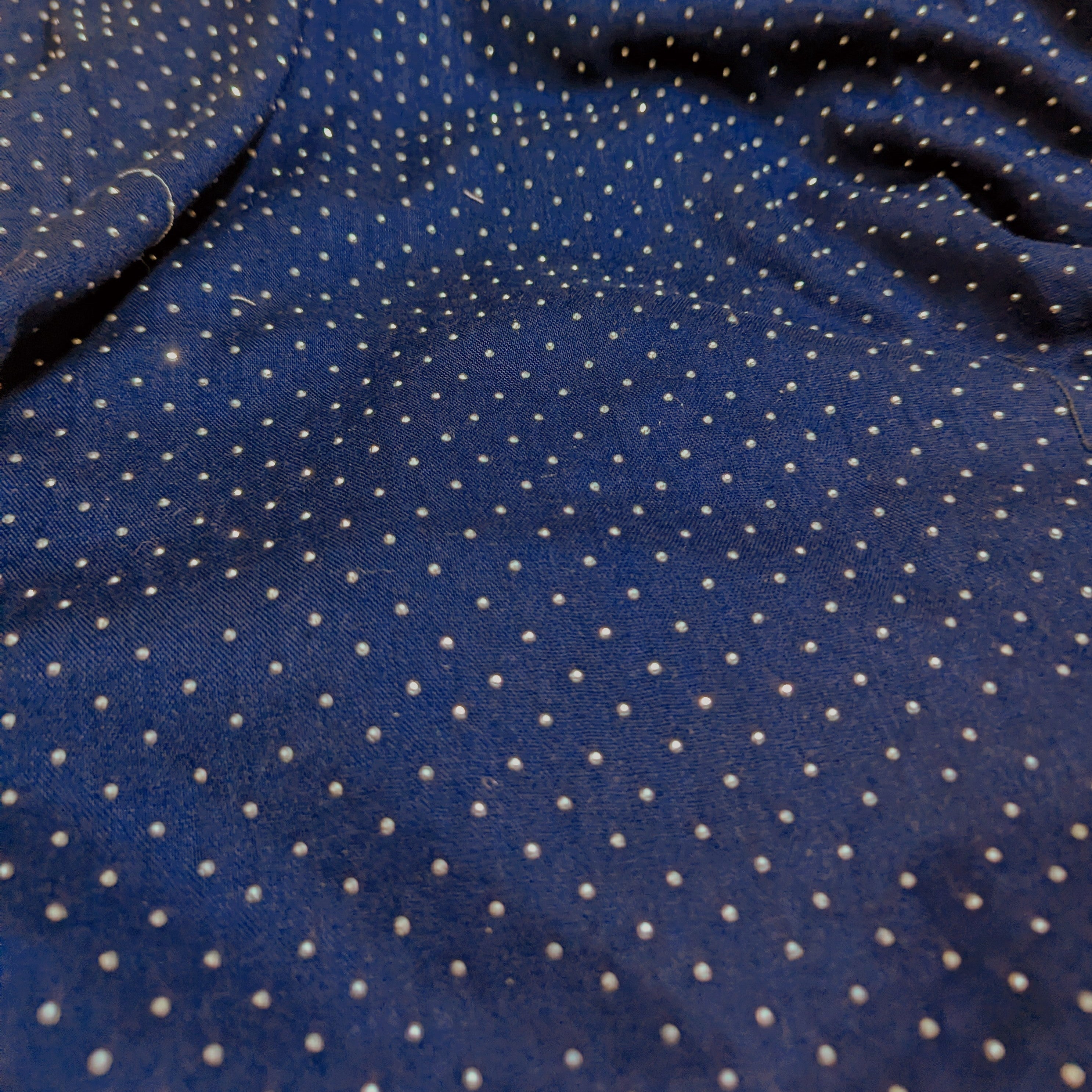 Navy Festive Silver Stone Lawn Hijab