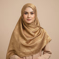 Golden Modal Self Satin Silk